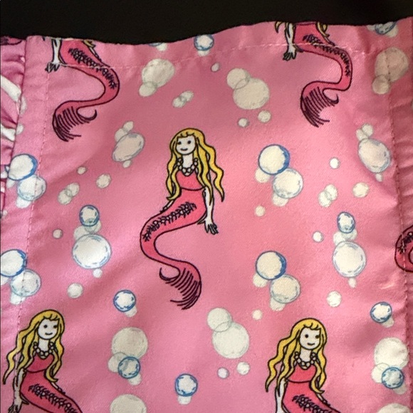 Rachel Riley Pink Mermaid Ruched Swimsuit - Picture 3 of 9